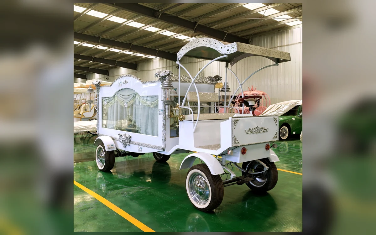 Royal Funeral Coach angle 3