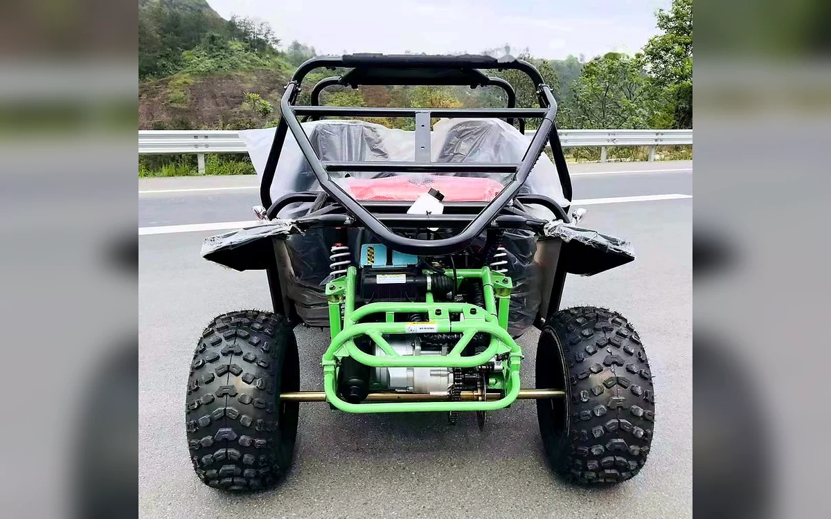 200cc Multi-Color Go-Kart angle 3