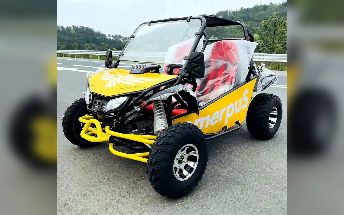 200cc Multi-Color Go-Kart angle 5